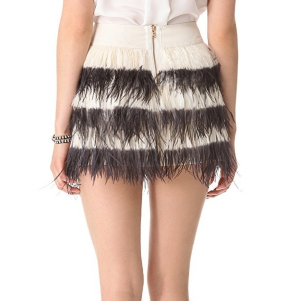 Club Monaco Bridget Feather Skirt